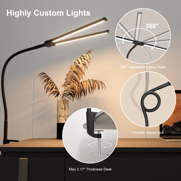 12W Desk Lamp for Office Home - Image 4