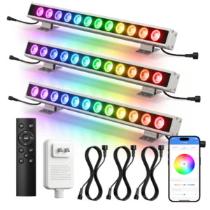 TakThree Smart RGBCW LED Wall Washer Lights 3 Pack 24V Low Voltage